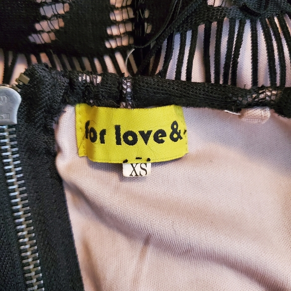 For Love & Strapless Fringe Dress - Picture 3 of 3